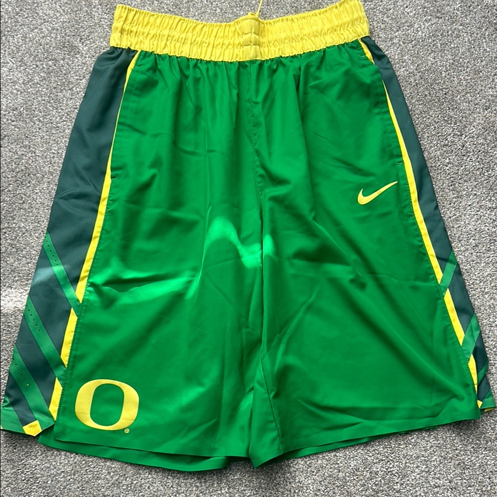 Oregon Ducks Green and Yellow Shorts